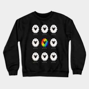 Rainbow Sheep Of The Family Crewneck Sweatshirt